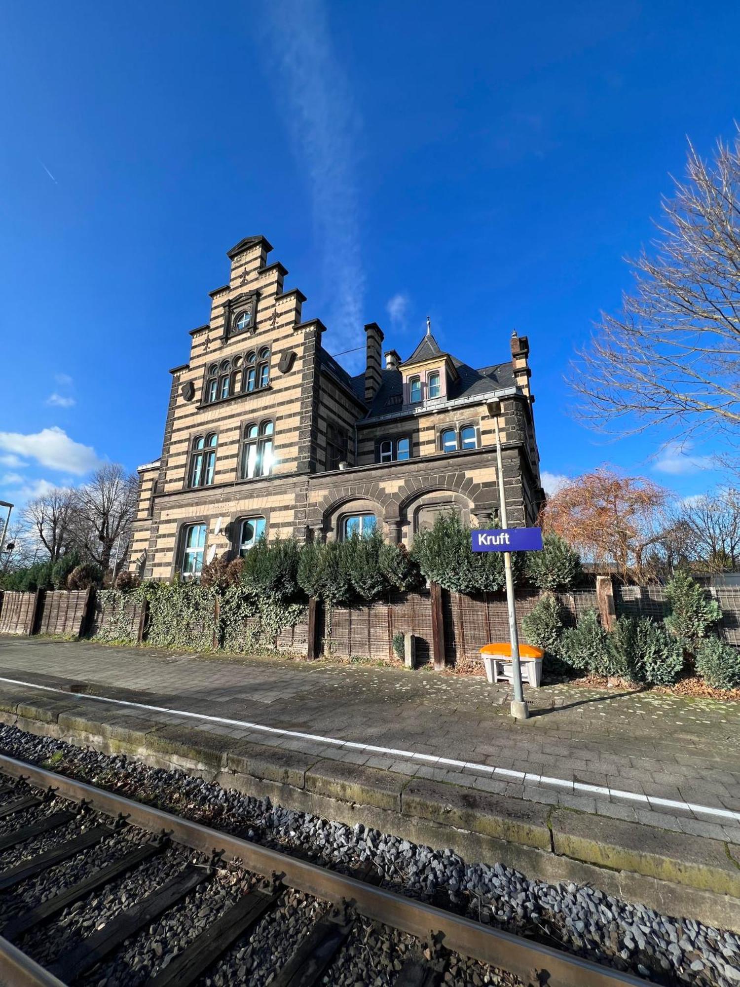 Wohnen Wie Im Schloss - Alter Bahnhof Von Kruft Eksteriør bilde